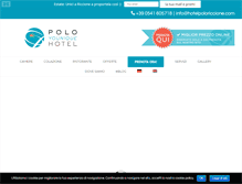 Tablet Screenshot of hotelpoloriccione.com